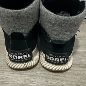 Sorel Black and Gray Winter Boots
